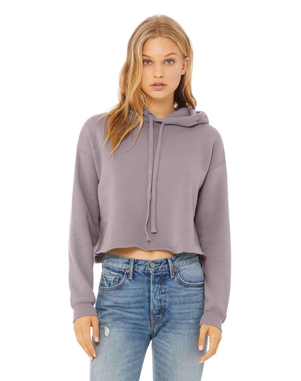 Bella + Canvas Women’s Cropped Fleece Hoodie - XL